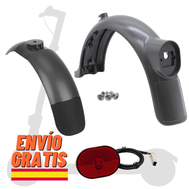 ✅Parafango Per Monopattino Elettrico Xiaomi Mi Electric Pro 4 / Rear / Rear Brake Led Light / Supporto Parafango - Ricambi Skateboard, Accessori