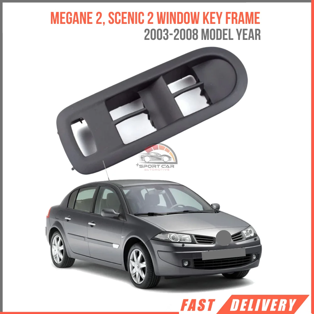Electric window switch Frame for Renault Megane 2 Scenic 2 8200160603 Front  Left 8200195937 quality Car Equipment Accessories - AliExpress