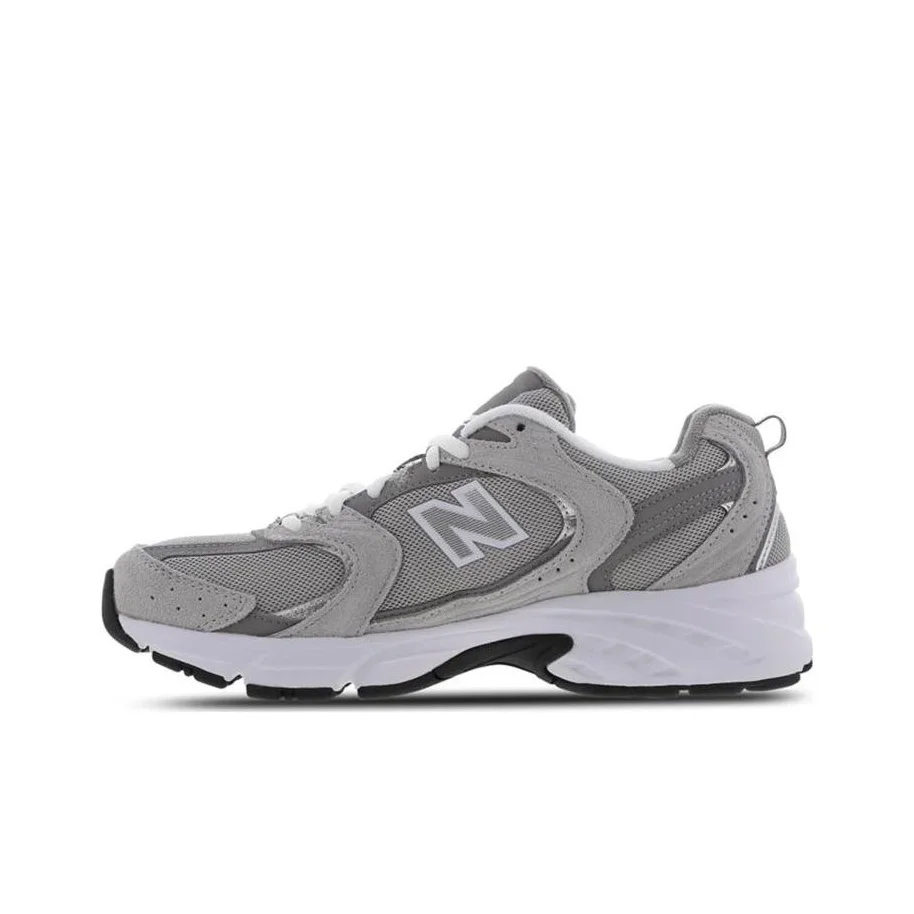 נעלי ריצה חדשות Balance NB 530, נושמות, קלות משקל, נמוכות לגברים ונשים, אפורות