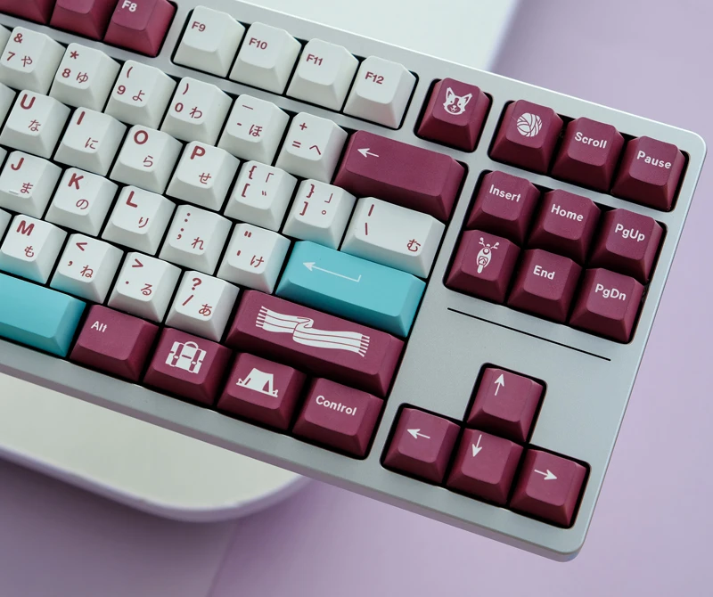 pbt tintura sublimação teclado mecânico para mx switch com 1.75u 2u shift