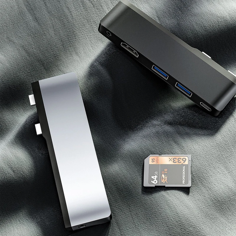 para Acessórios de pc da Microsoft Superfície Pro Usb Hub Docking Station hd Dual tipo c Hub Thunderbolt Dock Hdmi Surface Pro x - Imagem 4