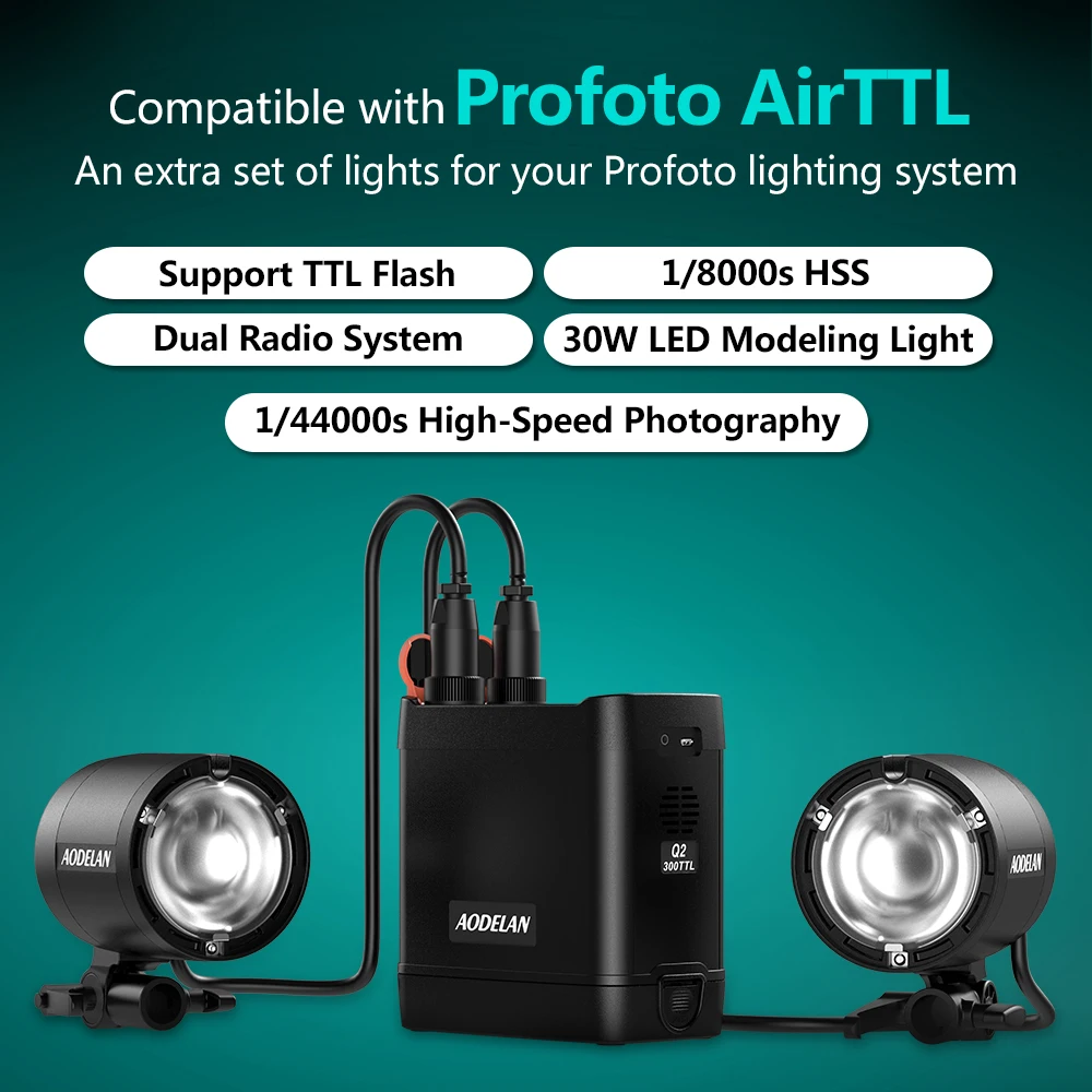 AODELANTTLFlashlightreplaceProfotoB2highspeedphotography