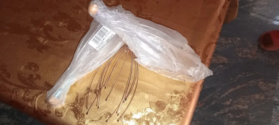 Holzgriff Octopus Kopf massage gerät Kratzer Kopfhaut Entspannung Entlastung Körper massage gerät Kratzer entlastet Spannung Gesundheits wesen Werkzeuge photo review