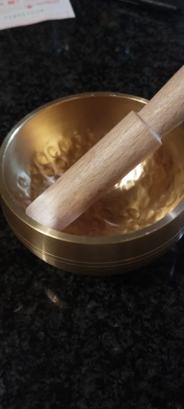 Tibetan Handmade Brass Singing Bowl | Meditation & Yoga Bowl photo review