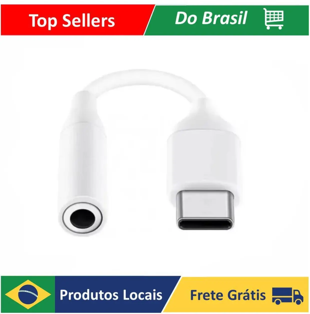 Adaptador Fone Ouvido Usb-c Tipo C P2 S20 S21 S22 Plus Ultra