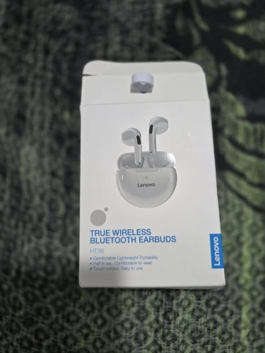 Lenovo HT38 TWS Bluetooth Mini Wireless Earbuds with Mic HD+ photo review