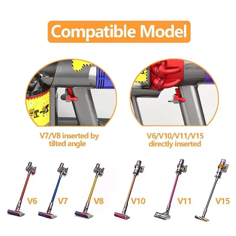 Vacuum Cleaner Accessories Rigger Lock Clip Holder For Dyson V6 V7 V8 V10 V11 V15 Handheld Vacuum Cleaner Switch Button Replacement