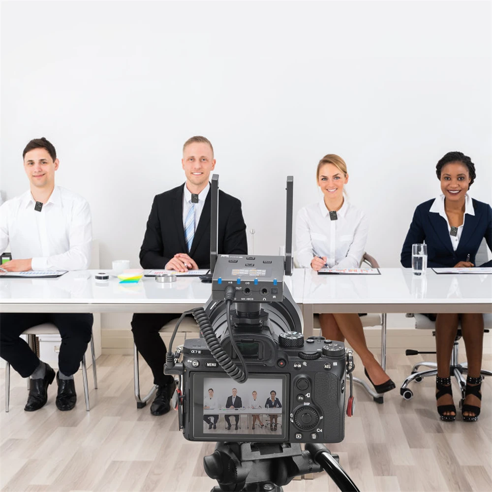 BoomX-U QUA UHF Wireless Lavalier Microphone 24-Channel Wireless Lapel For DSLR