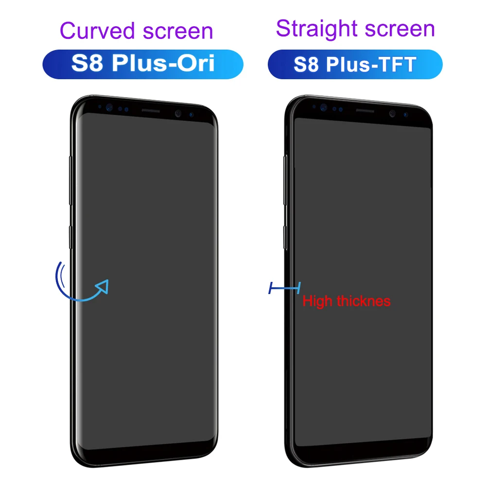 TFT ũ LCD ÷ ġ ũ Ÿ , Ｚ  S8 ÷ G955 G955F   