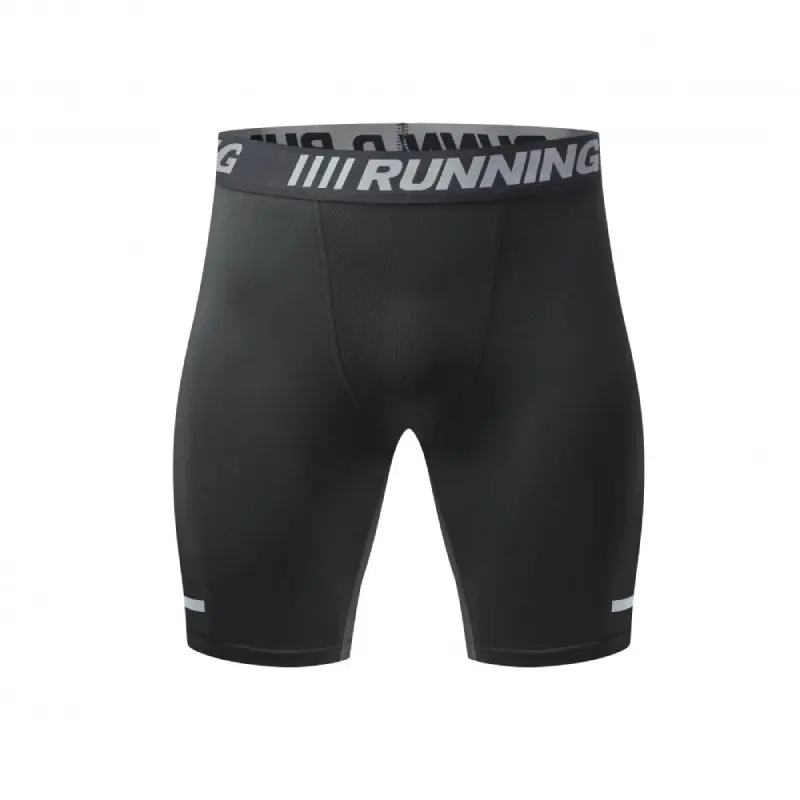 Men Fitness Black Underpants Elastic Compression Base Layer Skinny Short Pants Keep Warm Tight Pants Leggings Training Pant