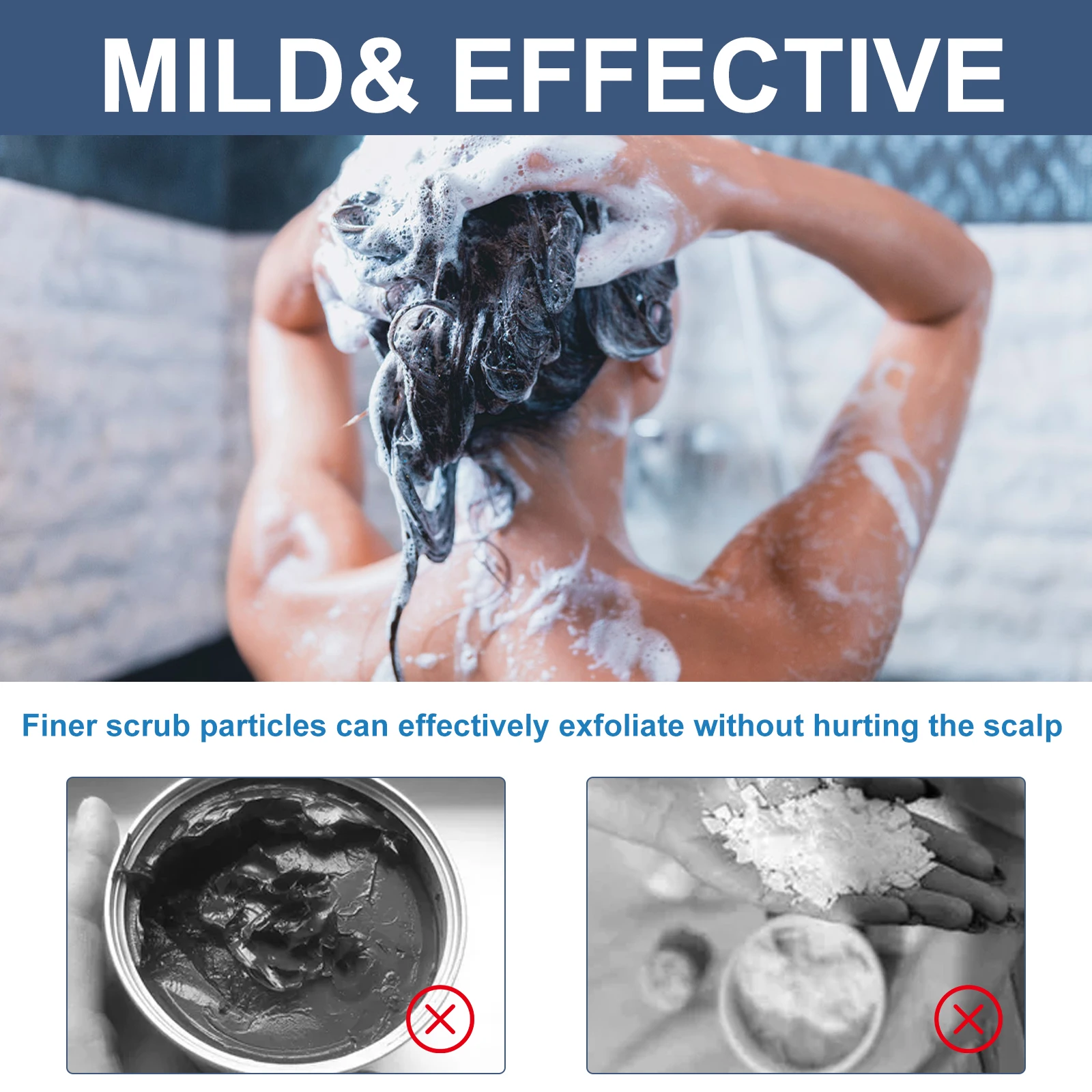 EELHOE Hair Scrub Gel Nourishing Hair Moisturizing Reduce Dandruff Promote Scalp Health Oil Control Relief Itching Hair Cleaner