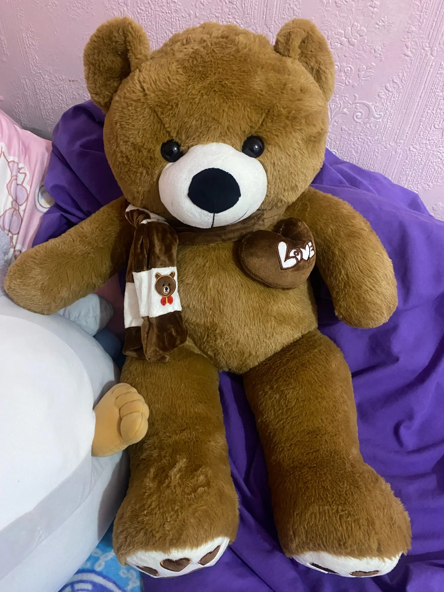 Teddy Bear With Scarf photo review