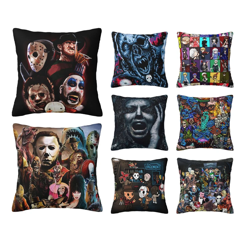 

Horror Film Baddies Legends Alien Ripley Space Horror Movie Pillowcase Printed Cushion Cover Sofa Waist Pillow Pillow Cover