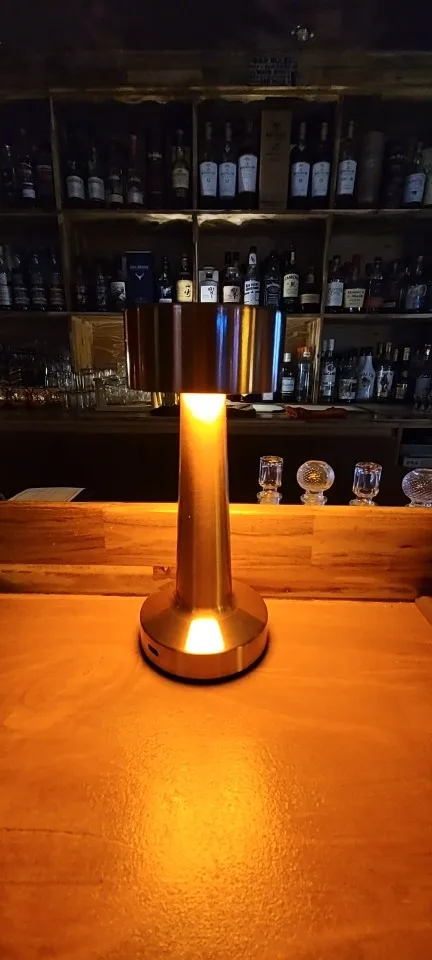 Retro Radiance, Bar Table Lamp, Add a Touch of Nostalgia to Your Room Decor with Warm LED Night Light photo review