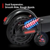 Trottinette électrique HX D06 500W avec batterie 36V 25Ah, pneus de 8,5 pouces, pliable, 32 km/h, double amortisseurs, E-Scooter 5