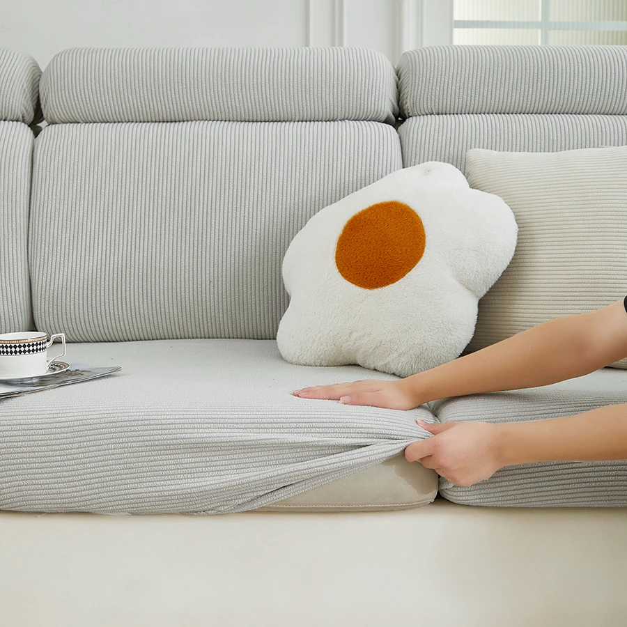 Four-season universal new solid color sofa hats jacquard all-inclusive sofa cushion covers non-slip breathable sofa hats wholesa 5