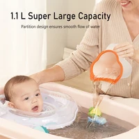 Baby Bath Rinse Cup Newborn Baby Shower  Spoons Child Washing Hair Cup for Bathing Kids Bath Tool 3