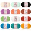 1 Roll 57m /50G Yarn Bright Silk Chenille Ice Strip Suitable for DIY Scarf, Blanket, Doll and Other Hand Knitting Projects 100% Polyester Yarn 1