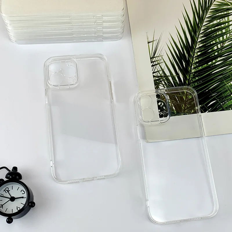 

Clear Phone Case for iPhone 14 13 12 11, Transparent DIY Handmade Cream Glue Phone Case Non-Yellowing