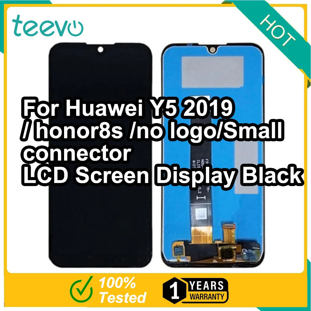 

ЖК-дисплей Teevo для Huawei Y5 2019 /honor8s/без логотипа/небольшой разъем/экран дисплей и сенсорный экран дигитайзер черный