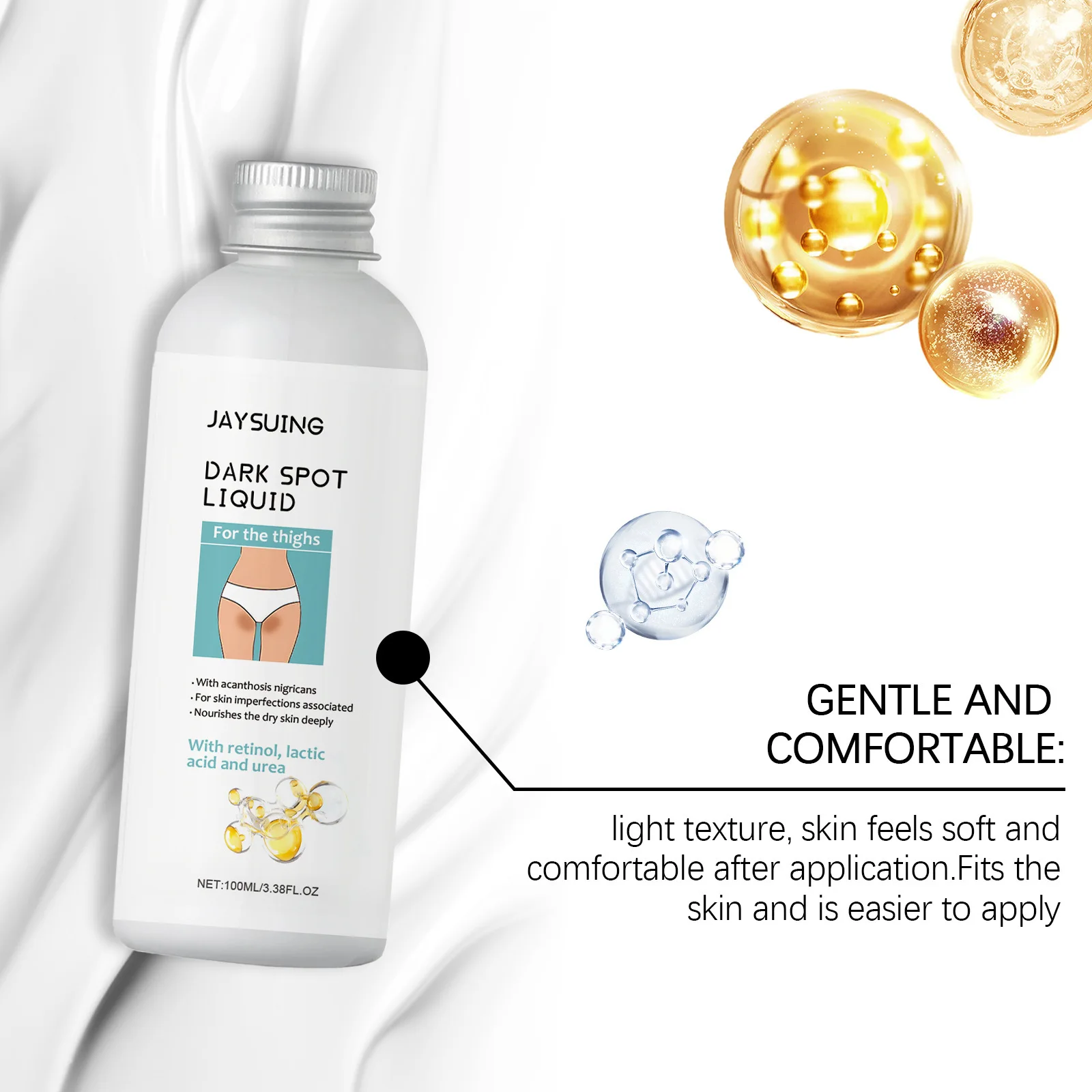 Snow Bleach Cream Whitening Black Removing Nourishing Brightening Moisturize Melanin Removal Leg Underarm Thigh Bleaching Cream 4