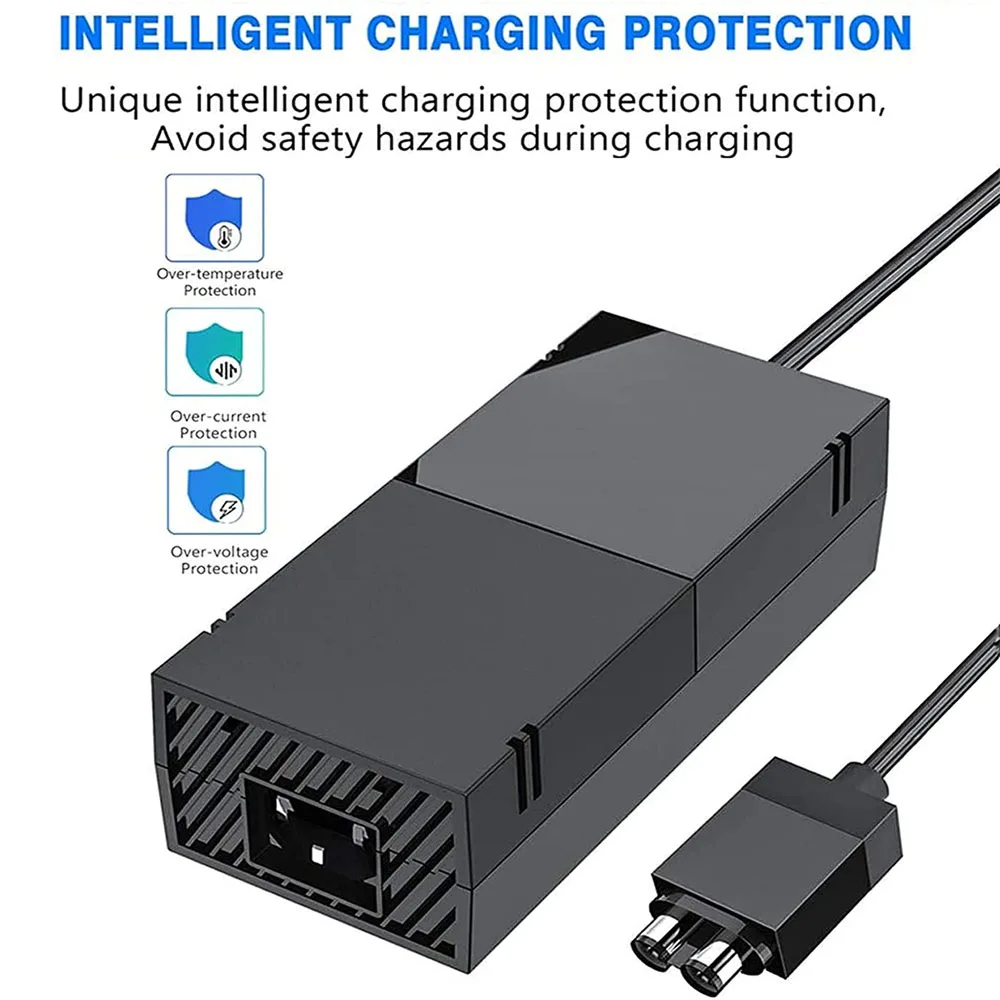 135W Xbox One Power Supply Brick Cord AC Adapter Cord Great Charger Accessory Kit for Microsoft Xbox One ConsoleAuto Voltage