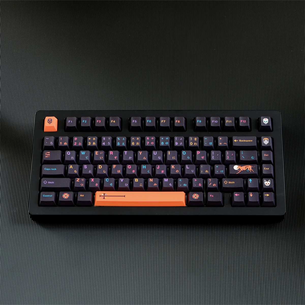 Chaves Gmk Mictlan Keycaps Cherry Perfil Pbt 5-side Tintura Sublimação Teclado Mecânico para Interruptor mx com Deslocamento 1.75u 129