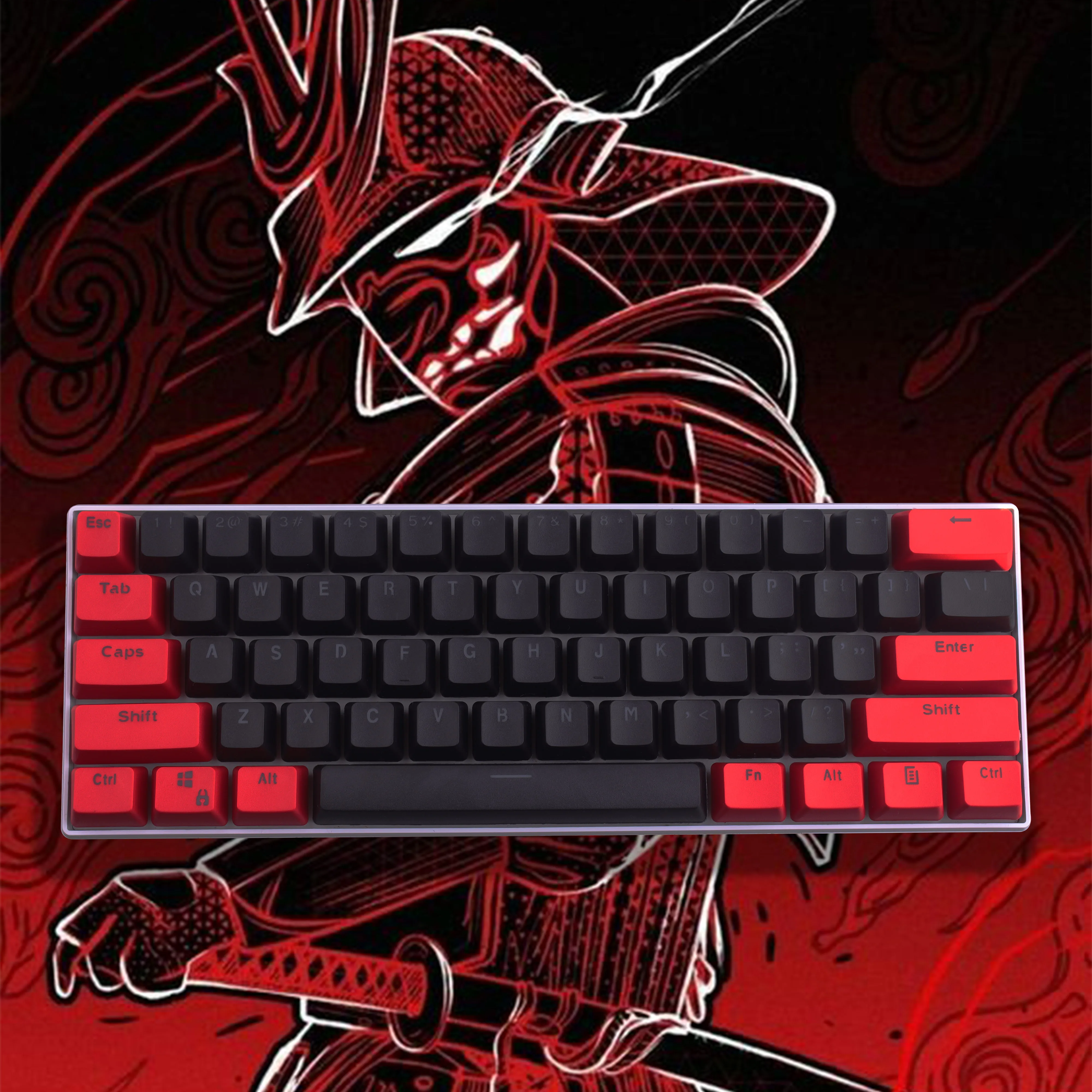 Rk 61 keycaps (somente keycaps) pbt material