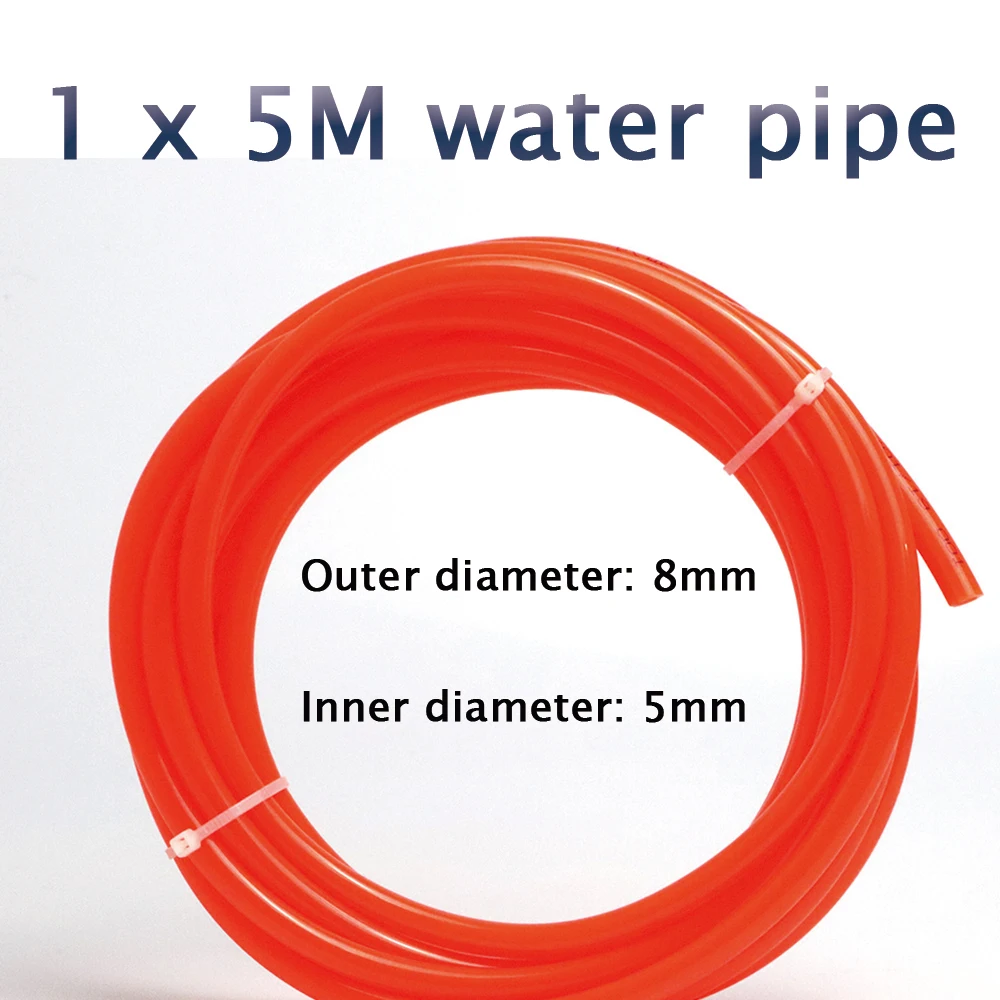 80W 3.5m Water Pump + Magnet Water Oil Coolant Pipe Hose Cooling Tube for CNC Router Tools with 5M Pipe for CNC Router Spindle liquid transfer pump