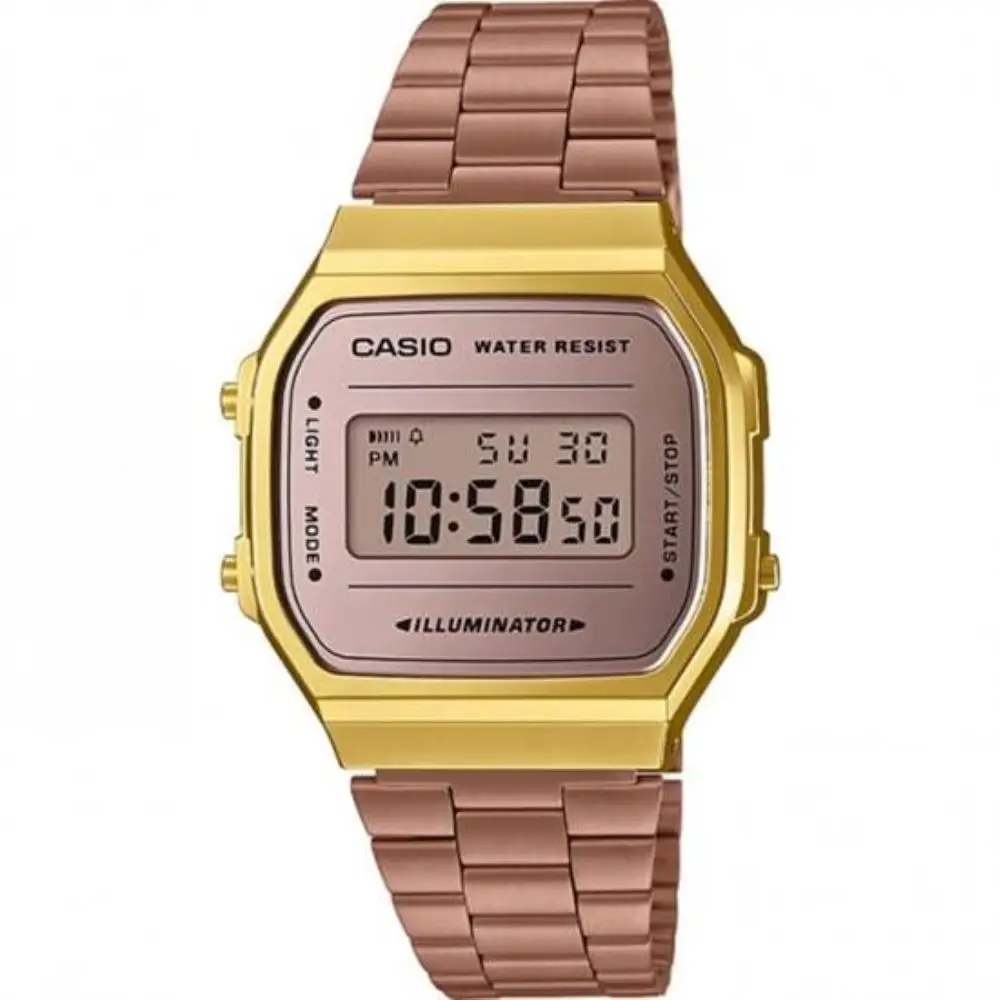 

Casio original A168WECM-5DF wristwatch vintage model men women retro wrist watch special creation internationally guaranteed
