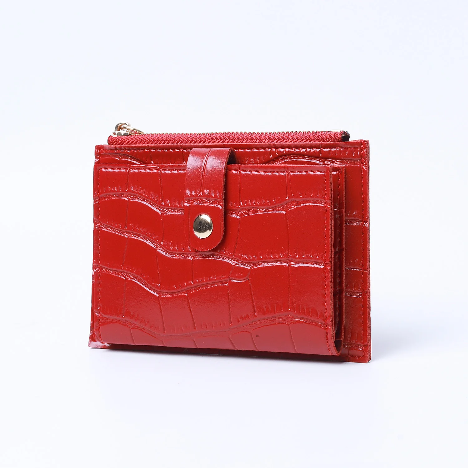 Ultradünne kleine Damen-Geldbörse, modische Kredit-ID-Kartenhalter-Geldbörse aus PU-Leder, Mini-Multi-Karten-Halter für Damen, Münze, kurze Geldbörsen – Detail 11