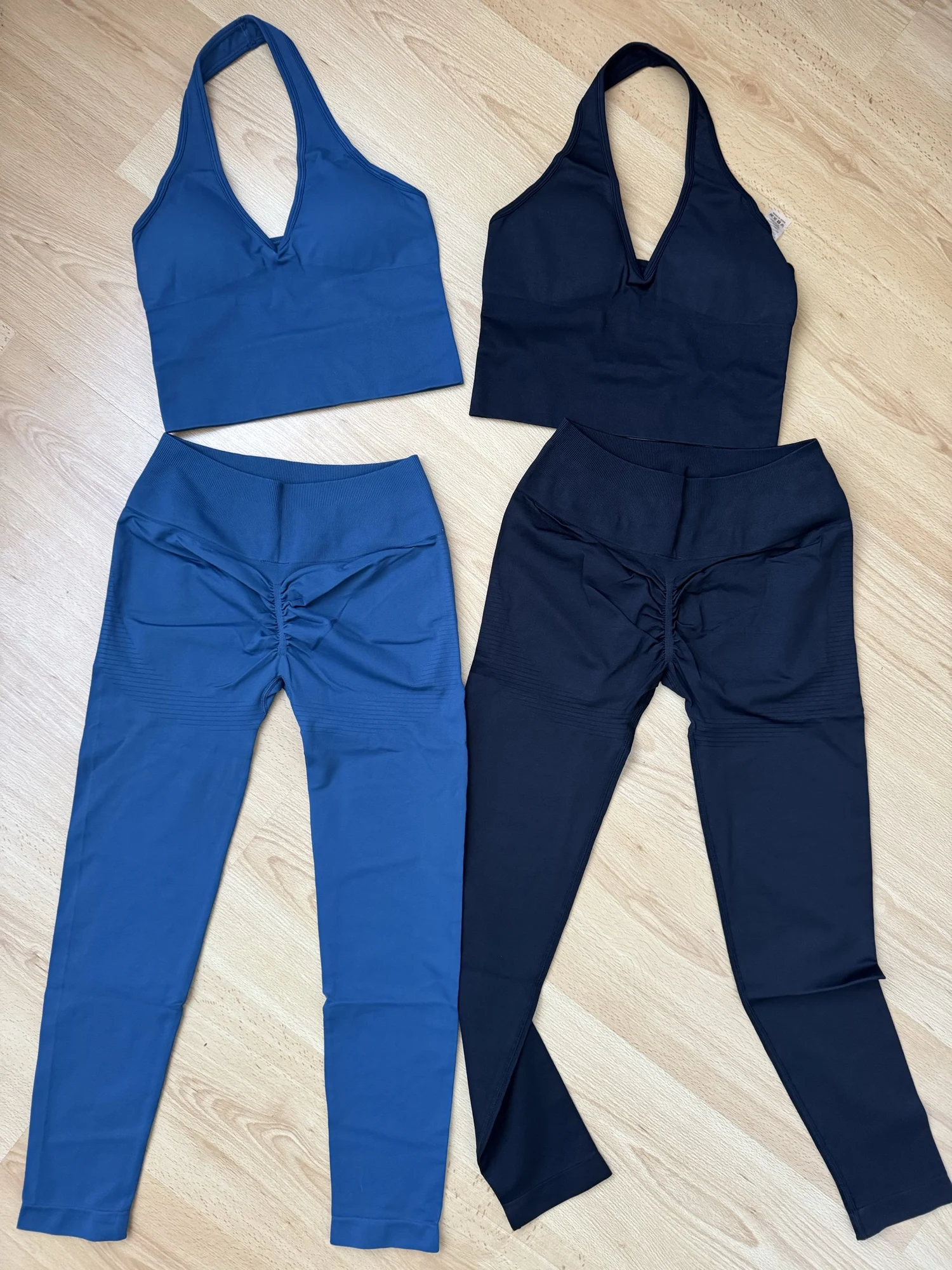 Elevate Your Workout with Luxurious Seamless Yoga Set photo review