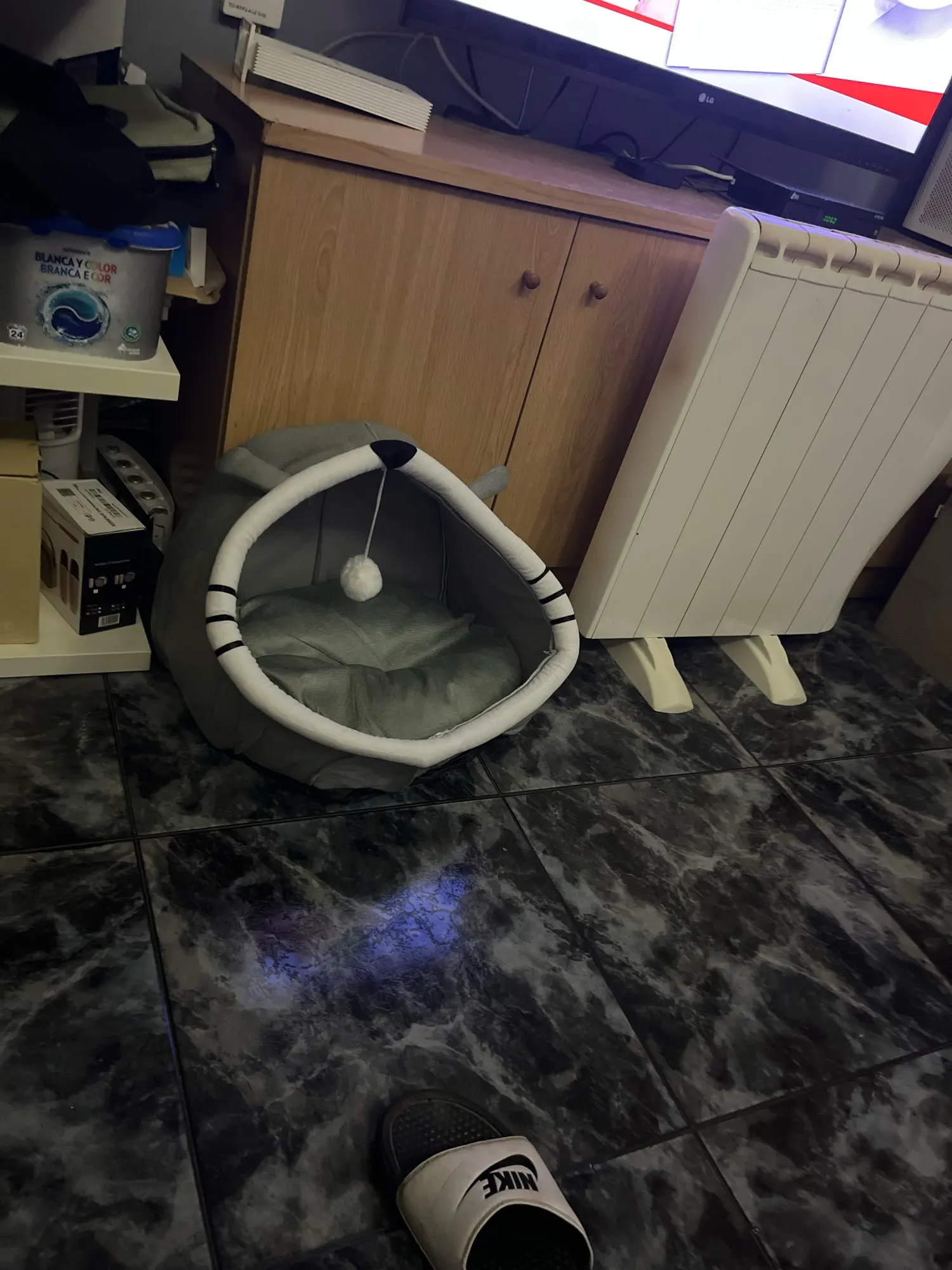 Cama para gatos de sueño profundo, cama para mascotas de dibujos animados, plegable, extraíble, lavable, cama para mascotas, alfombrilla para perros pequeños, bolsa, cueva, cama para gatos photo review