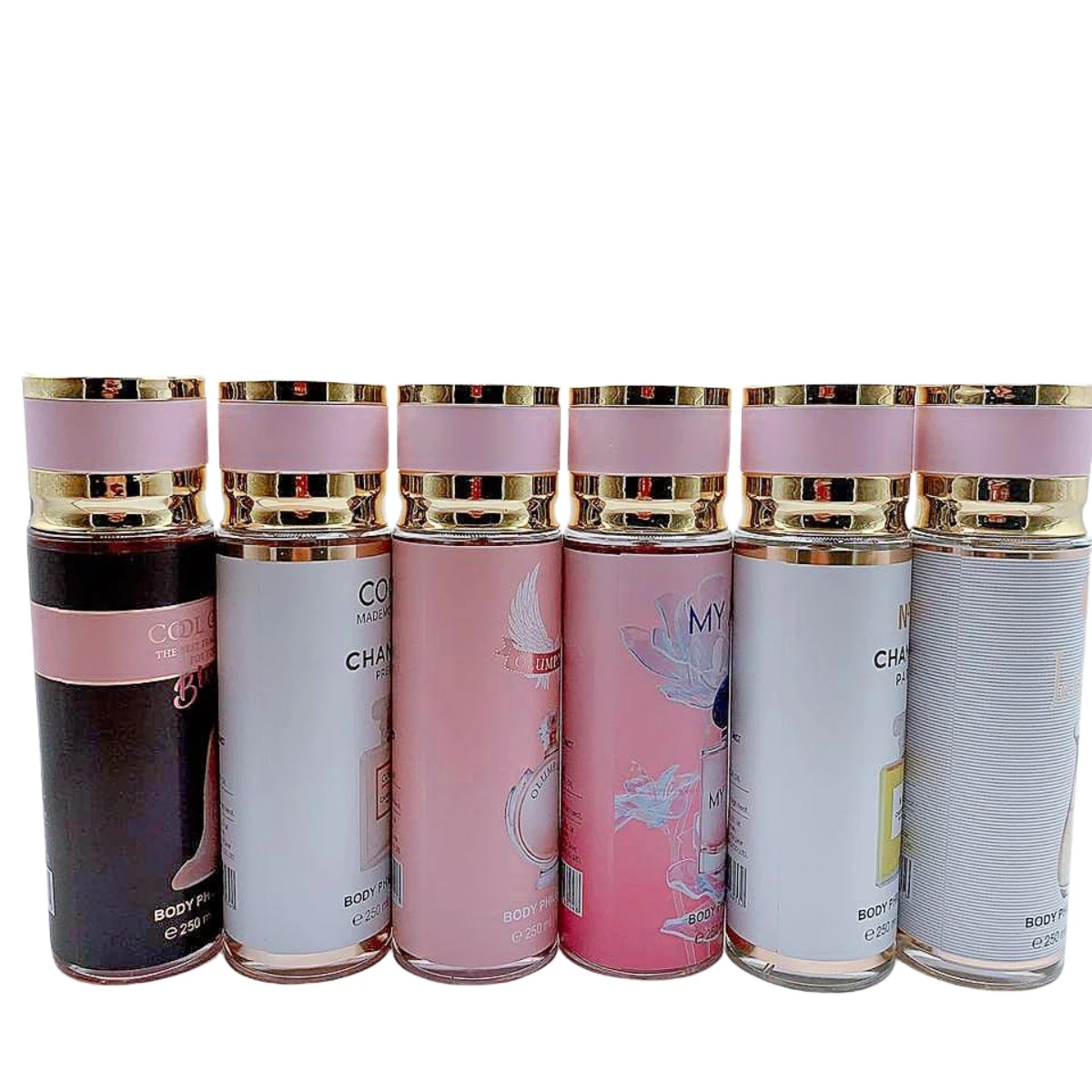 Perfume mujer Dama Body Mist Loción 250 ML 1 Pieza Surtido
