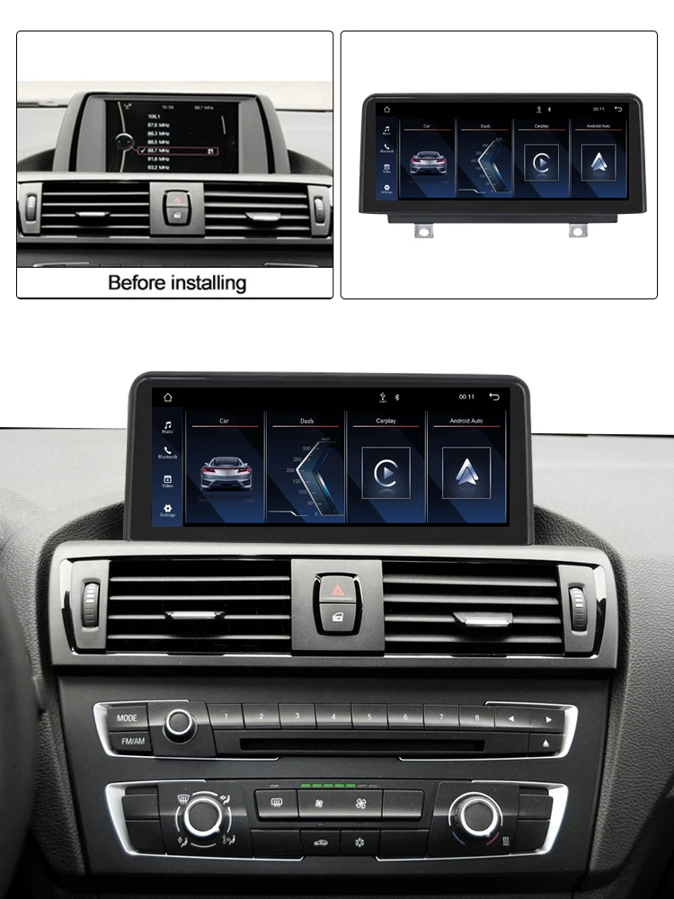 Linux-Autoradio-Multimedia-Bildschirm für BMW 1 2 3 4 Serie F20 F21 F22 F23 F30 F31 F32 F33 F34 F35 Wireless Carplay Android AUTO – Detail 7