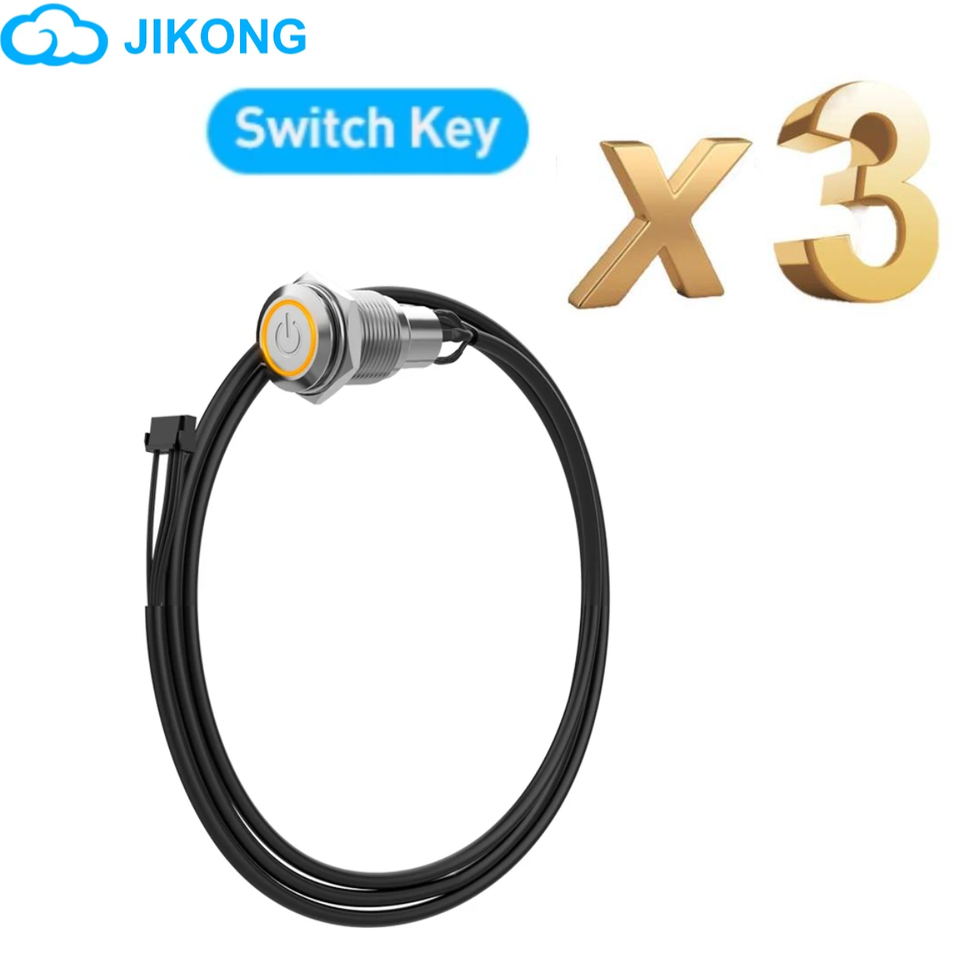 JIKONG Accessories with 4.3 inch LCD Display Voltage Current SOC Temperature Indicator Power switch button activates bms jk bms