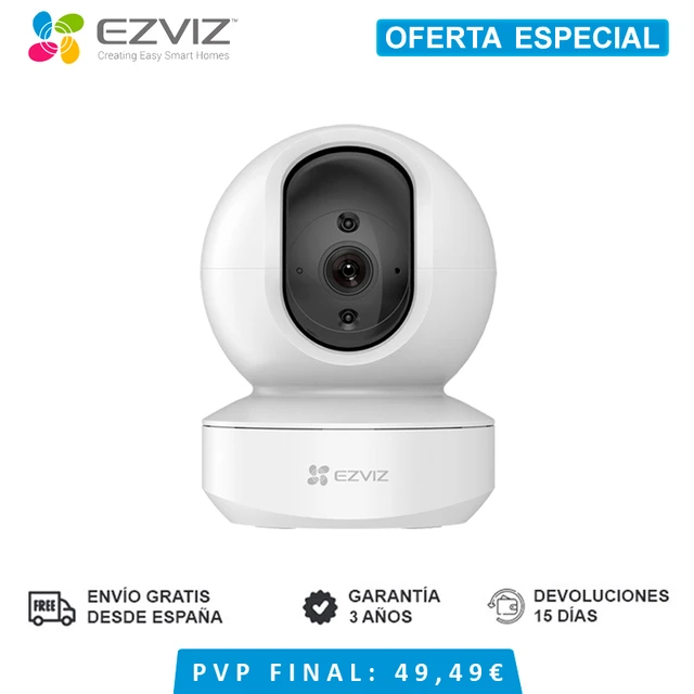  EZVIZ Security Camera Outdoor, 4MP WiFi Camera Pan/Tilt, 360°  Visual Coverage, IP65 Waterproof, Color Night Vision, AI-Powered Person  Detection, Two-Way Talk, Support MicroSD Card up to 256GB