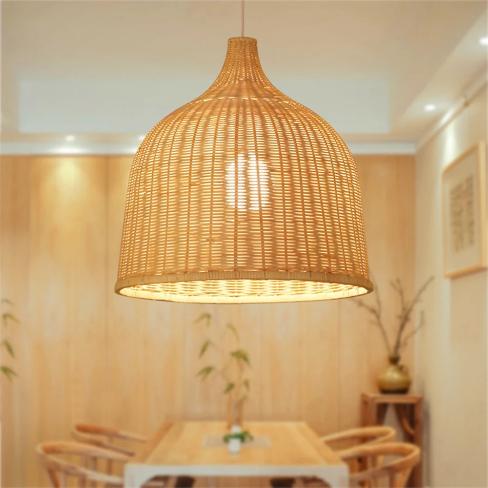 Hoed Hanglamp Nordic Creatieve Kroonluchter Rotan Geweven Stro Lampenkap E27 In Hoogte Verstelbare 1-Lichts Hanglamp voor Keuken Bar Cafe Eetkamer Entree Restaurant Khaki Feito na China