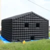Inflatable Night Club 20FT Large Black Disco Cube Gazebo Event House with Logo Area Portable Inflatable Tent for Party Decorati 6