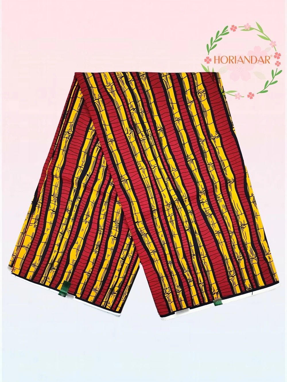 thumbnail image 1 of Tela estampada holandesa para vestidos clásicos africanos, auténtica cera garantizada, 100 % algodón, 6 yardas, 1 of 5