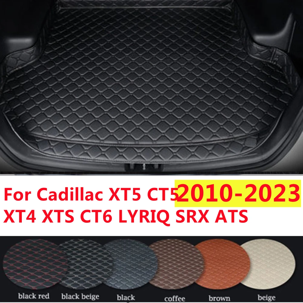 

SJ High Side Car Trunk Mat AUTO Tail Boot Cargo Pad Fit For Cadillac XT5 XT4 XTS CT6 CT5 LYRIQ SRX ATS 2010-2023 All Weather