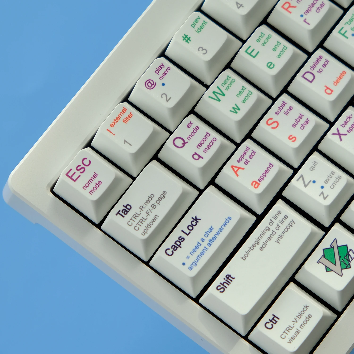131 キー VIM テーマキーキャップチェリープロファイルホワイト
