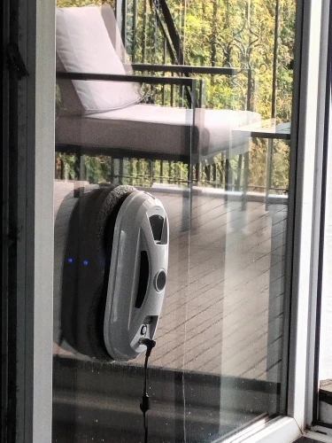 Window Robot Vacuum Cleaner Auto Working Electric Glass Limpiacristales Remote Control For Home photo review