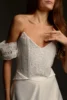 Annie Lace Embroidery Prom Dresses Gorgeous White Evening Dresses Off-the-shoulder Elegant Satin Robes De Soirée Customized 3