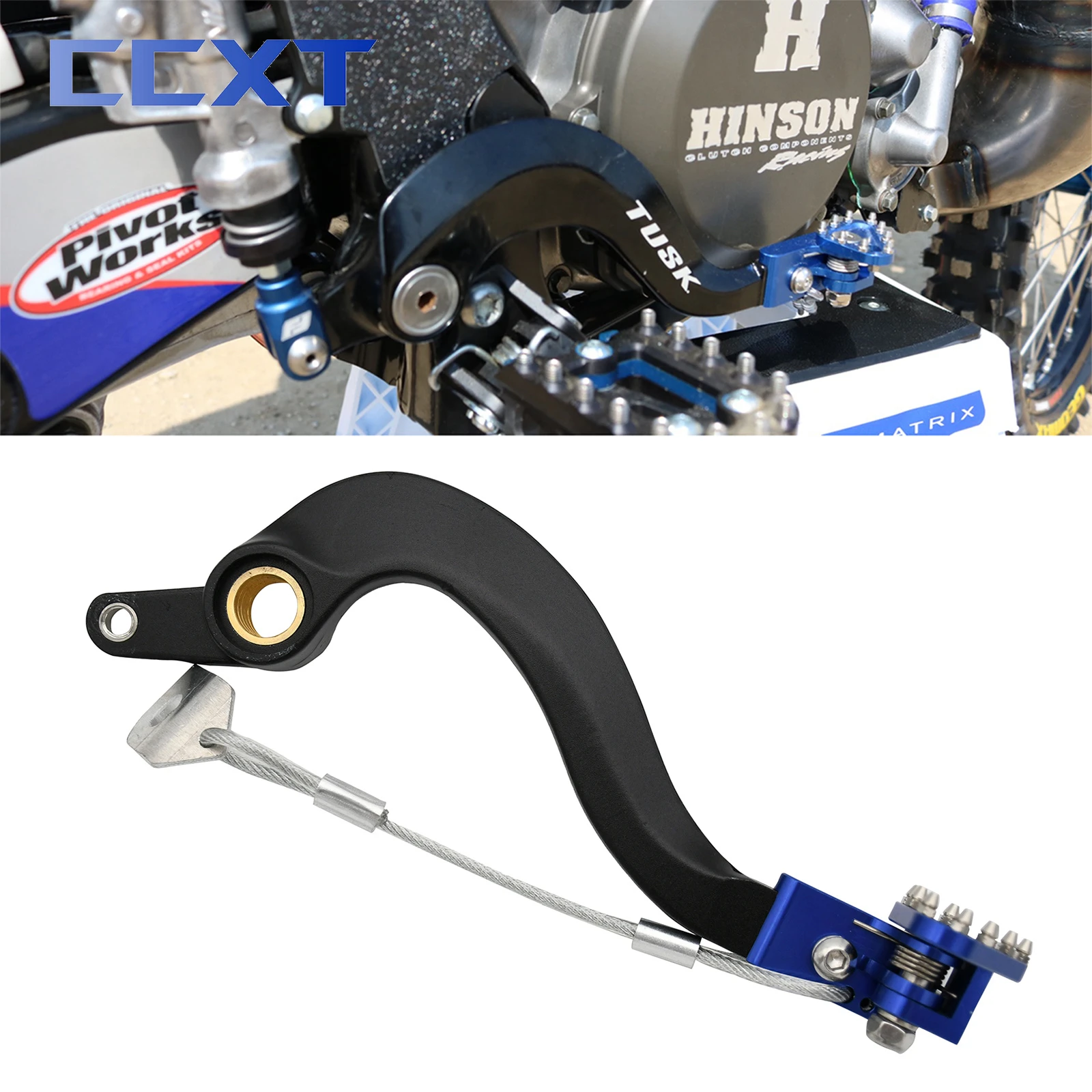 Blue Pedals Hammerhead Forged Rear Brake Pedal Standard Tip