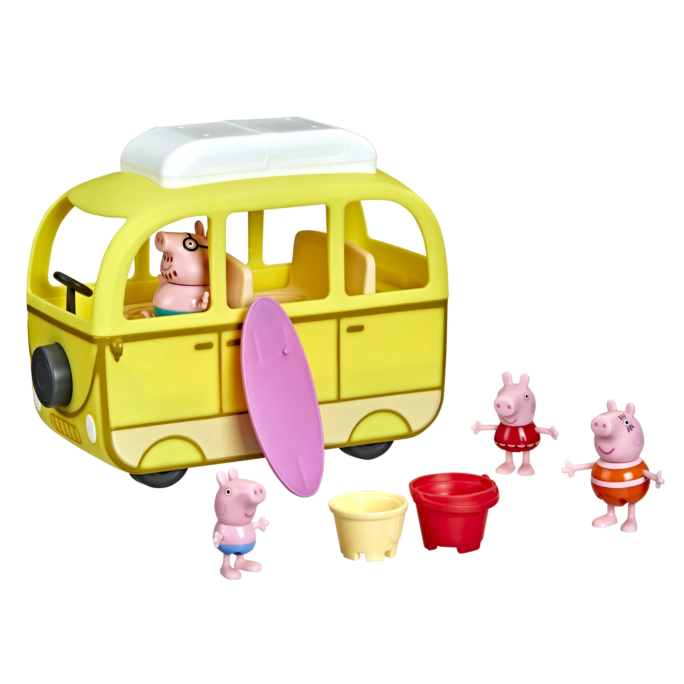 Mini Figuras e Veículo - Peppa Pig - Motorhome da Família - Hasbro