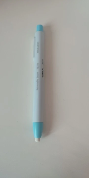 KHINSUN-Borrador de Lápiz retráctil de prensa, suministros de corrección, estilo bolígrafo, escritura de goma, útiles escolares, papelería photo review