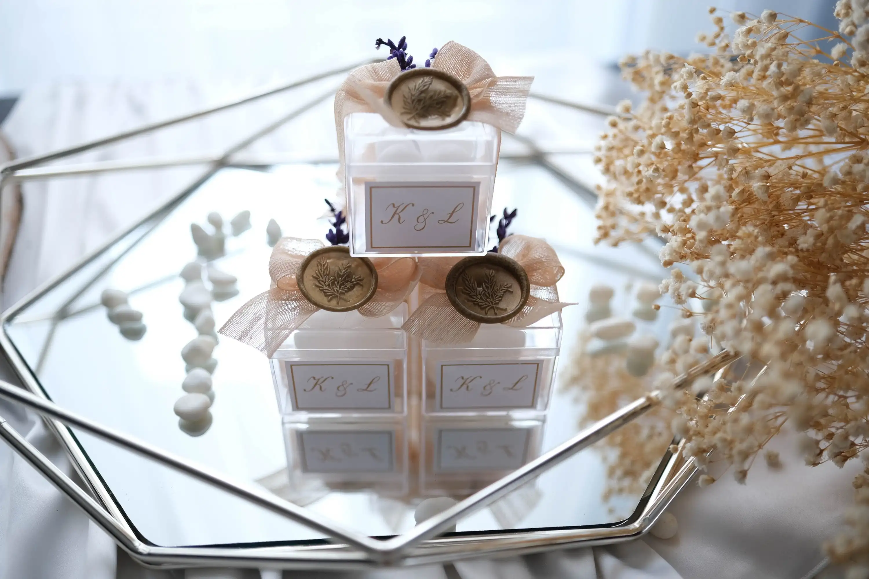 Wedding candle flower gift bag personalized rustic decoration gift marriage christening candle favor for guests 8 Ac07449a6569e40888252badd33c12f727