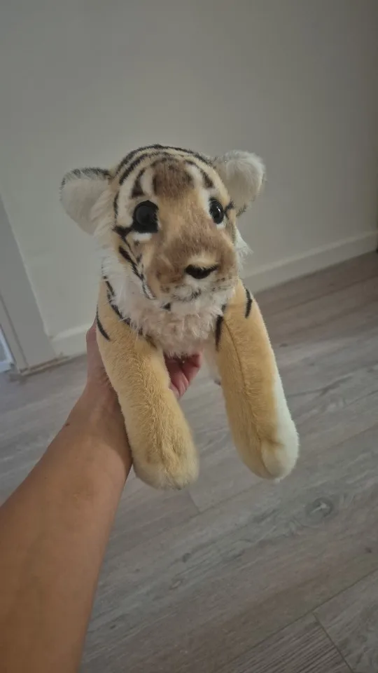 Cute Lion Tiger Leopard Plush Toy Pillow photo review