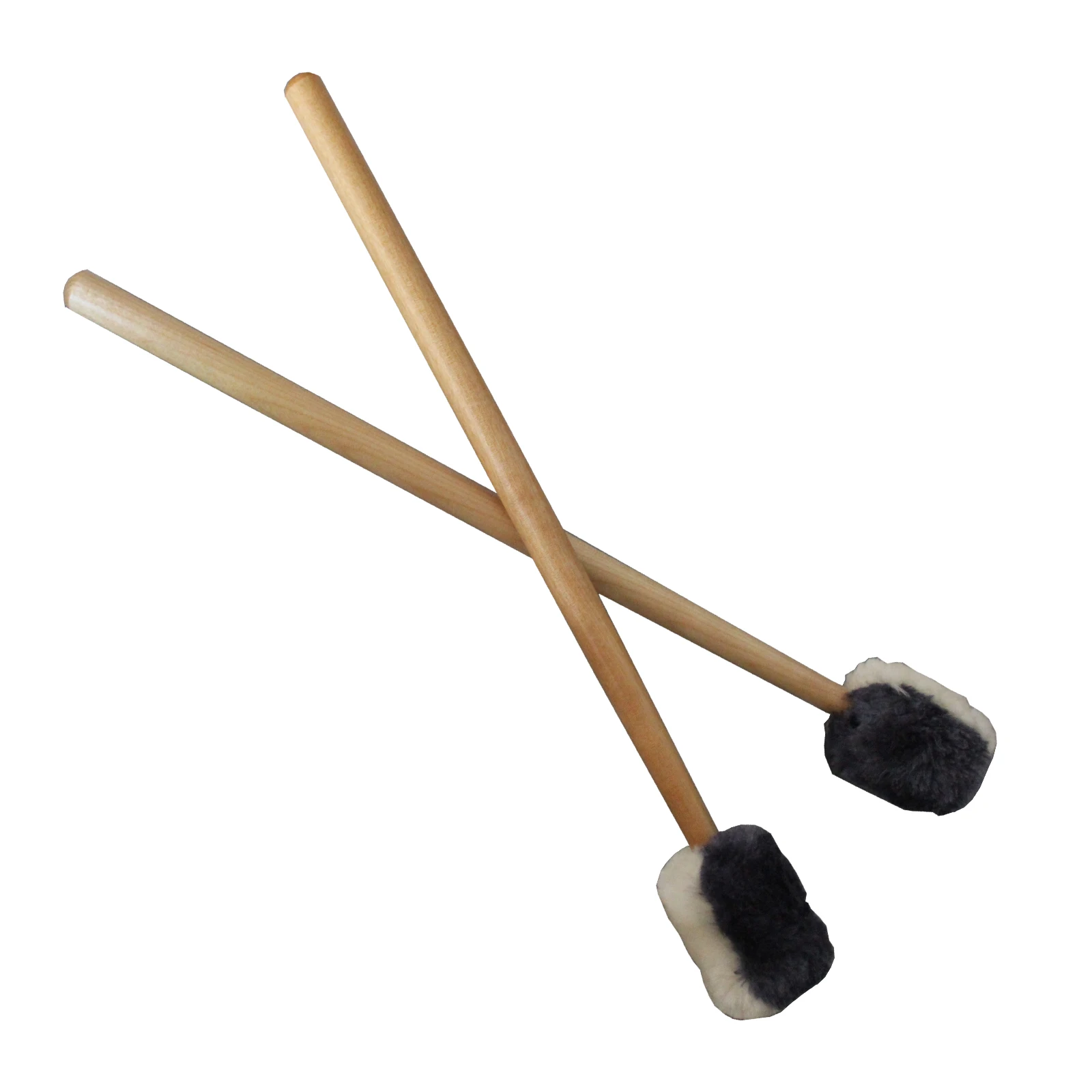 Felt Gong Mallet With Wooden Handle 2 Pcs for Gong Percussion Sound Healinig Tool